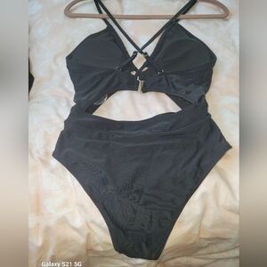 Black NWT Swim Suit Size M
